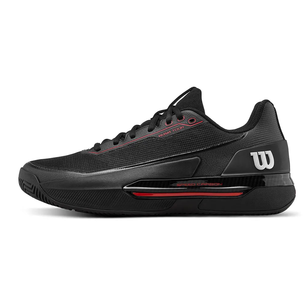 Wilson Rush Tour 5 CTC All Court Men Tennis Shoes - Black / Red