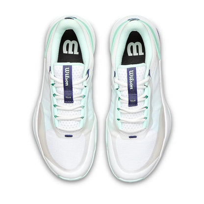 Wilson Intrigue Tour All Court Women Tennis Shoes - White/Blue